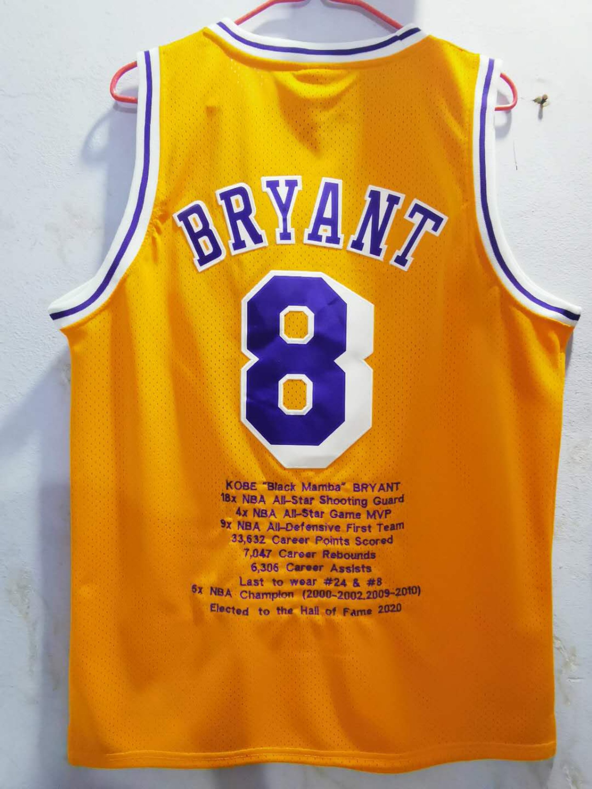 NBA Swingman Lakers #8 #24 Kobe Bryant Black Mamba Indonesia