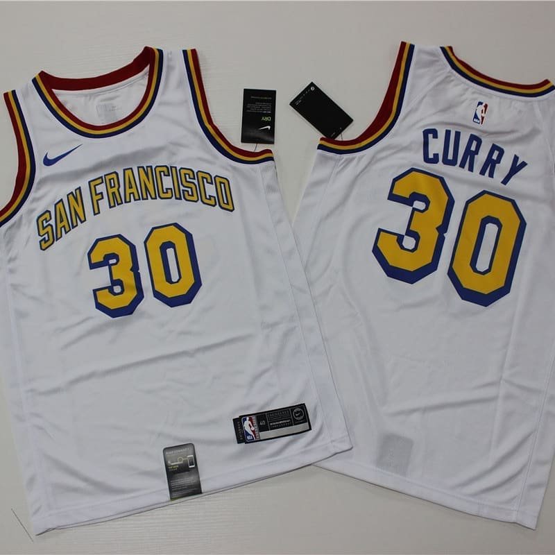 Golden State Warriors 30 Stephen Curry Hardwood Classics - San Francisco edition