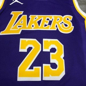 LeBron James #23 Los Angeles Lakers - Purple - image 5