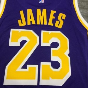 LeBron James #23 Los Angeles Lakers - Purple - image 4