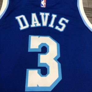 Men's Los Angeles Lakers Anthony Davis #3 Royal 2020 Jersey - Hardwood Classic - image 3
