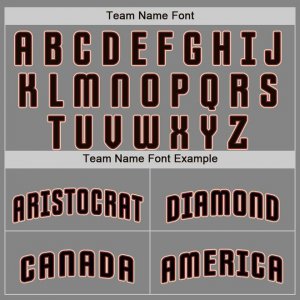 Custom Gray Black-Khaki Baseball Jersey - image 5