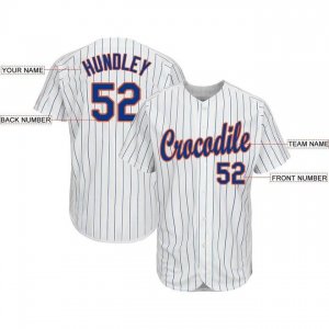 Custom White Royal Strip Royal-Orange Baseball Jersey - image 3
