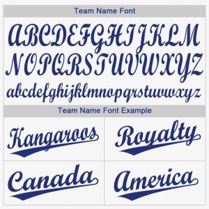 Custom White Royal Baseball Jersey - image 5