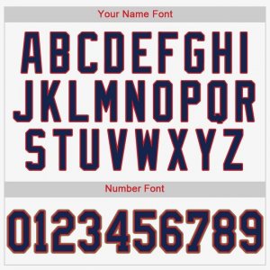 Custom White Navy-Red Baseball Jersey - image 4