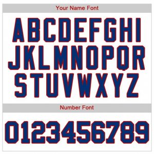Custom White Royal Strip Royal-Red Authentic Baseball Jersey - image 3