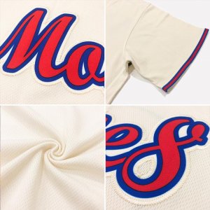 Custom Cream Black-Orange Authentic Throwback Rib-Knit Baseball Jersey Shirt - image 7