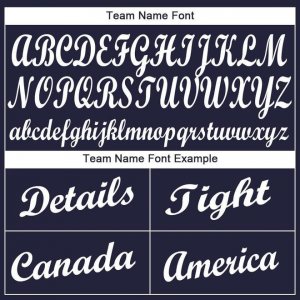 Custom Navy White Baseball Jersey - image 4