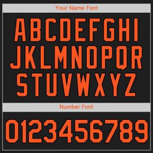 Custom Black Orange Baseball Jersey - image 4
