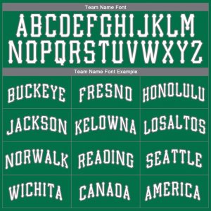 Custom Kelly Green White-Gray Authentic St. Patrick's Day Baseball Jersey - image 4