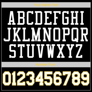 Custom Black White-Gold Round Neck Rib-Knit Basketball Jersey - image 5