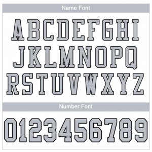 Custom White Silver-Black Mesh Authentic Football Jersey - image 5
