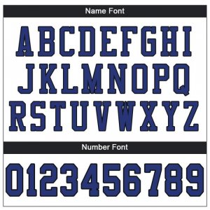 Custom White Royal-Black Mesh Authentic Football Jersey - image 5
