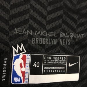 Brooklyn Nets Kyrie Irving #11 Nike Black 2020-2021 Swingman Jersey - City Edition - image 4