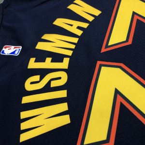 Golden State Warriors James Wiseman #33 Nike Navy 2020-2021 Swingman Jersey - City Edition - image 6