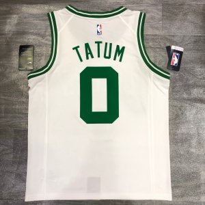 Boston Celtics Jayson Tatum No.0 White Swingman Jersey - Icon Edition - image 6