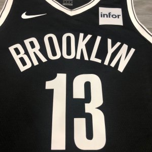 Brooklyn Nets James Harden #13 Nike Black 2020-2021 Swingman Jersey - Icon Edition