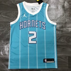 Charlotte Hornets Lamelo Ball Jordan Brand blue Swingman Jersey - Association Edition