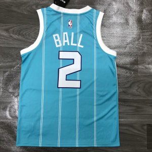 Charlotte Hornets Lamelo Ball Jordan Brand blue Swingman Jersey - Association Edition - image 3