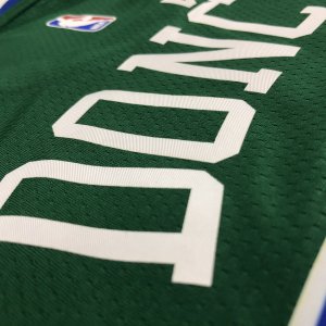 Dallas Mavericks Luka Doncic #77 Green Hardwood Classics 2020-2021 Jersey - Classic Edition - image 7