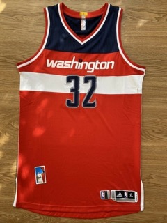 Lot of 4 Daniel Ochefu Washington Wizards Game Issued Worn Used Procut Jerseys - image 5