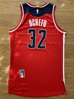 Lot of 4 Daniel Ochefu Washington Wizards Game Issued Worn Used Procut Jerseys - image 6