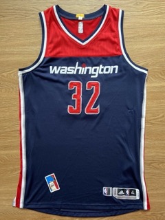 Lot of 4 Daniel Ochefu Washington Wizards Game Issued Worn Used Procut Jerseys - image 8