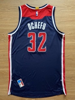 Lot of 4 Daniel Ochefu Washington Wizards Game Issued Worn Used Procut Jerseys - image 9