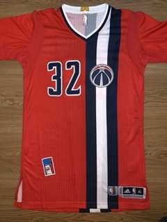 Lot of 4 Daniel Ochefu Washington Wizards Game Issued Worn Used Procut Jerseys