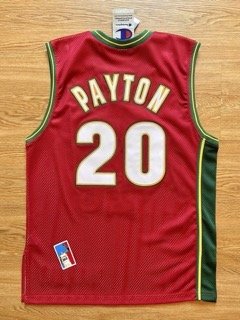 Gary Payton Seattle Supersonics Size 44 Champion Authentic Jersey NWT Deadstock