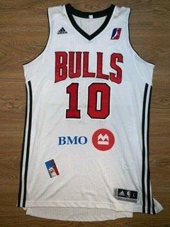 Jake Layman Windy City Bulls Rev30 Size L Game Worn Used Jersey Photomatched
