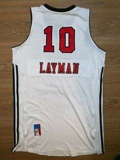 Jake Layman Windy City Bulls Rev30 Size L Game Worn Used Jersey Photomatched