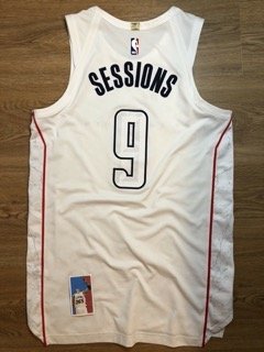 Ramon Sessions Washington Wizards COA Game Worn Used Issued City Nike NBA Jersey
