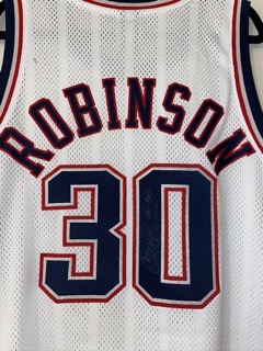 RIP Cliff Robinson Size 44 Large New Jersey Nets Reebok Authentic Jersey Auto'd - image 4