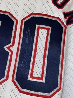 RIP Cliff Robinson Size 44 Large New Jersey Nets Reebok Authentic Jersey Auto'd - image 6