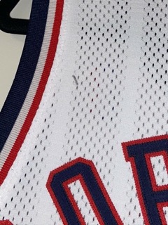 RIP Cliff Robinson Size 44 Large New Jersey Nets Reebok Authentic Jersey Auto'd - image 7