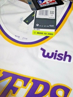 Lebron James Size 44 M Medium Mens LA Lakers White Authentic NBA Jersey NWT Nike - image 5