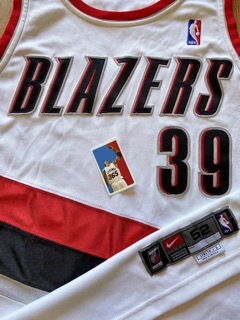 Mamdou N'Diaye Portland Trail Blazers Game Issued Procut Nike NBA Jersey 2004 52 - image 3