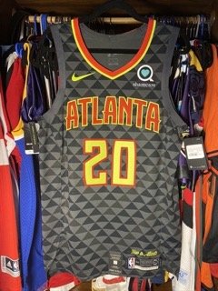 John Collins Atlanta Hawks Authentic Jersey Size 44 Medium NWT Icon Nike NBA ATL