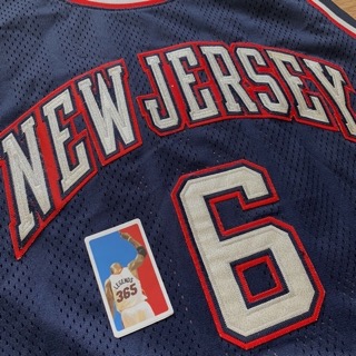 Kenyon Martin New Jersey Nets Authentic NBA Reebok Size 44 Mens Large Navy Kidd - image 3