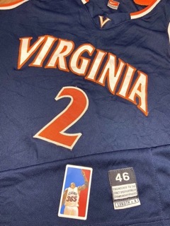 Smith #2 VTG Virginia Cavaliers Game Issued Worn Used Jersey Nike size 46+4 NCAA - image 3