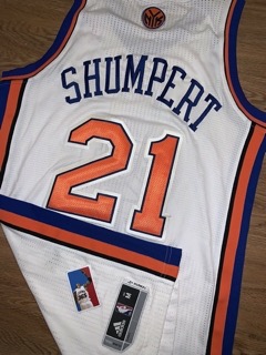 Iman Shumpert NY Knicks Adidas Rev30 Twill Authentic NBA Jersey Mens size M+2 - image 3