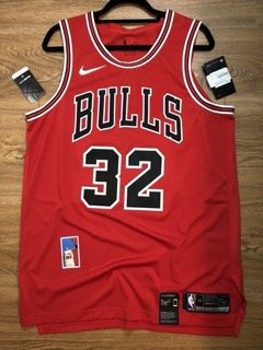 Kris Dunn Bulls Nike Icon Authentic Red Jersey Mens Size 48 Large NWT 32 Jordan