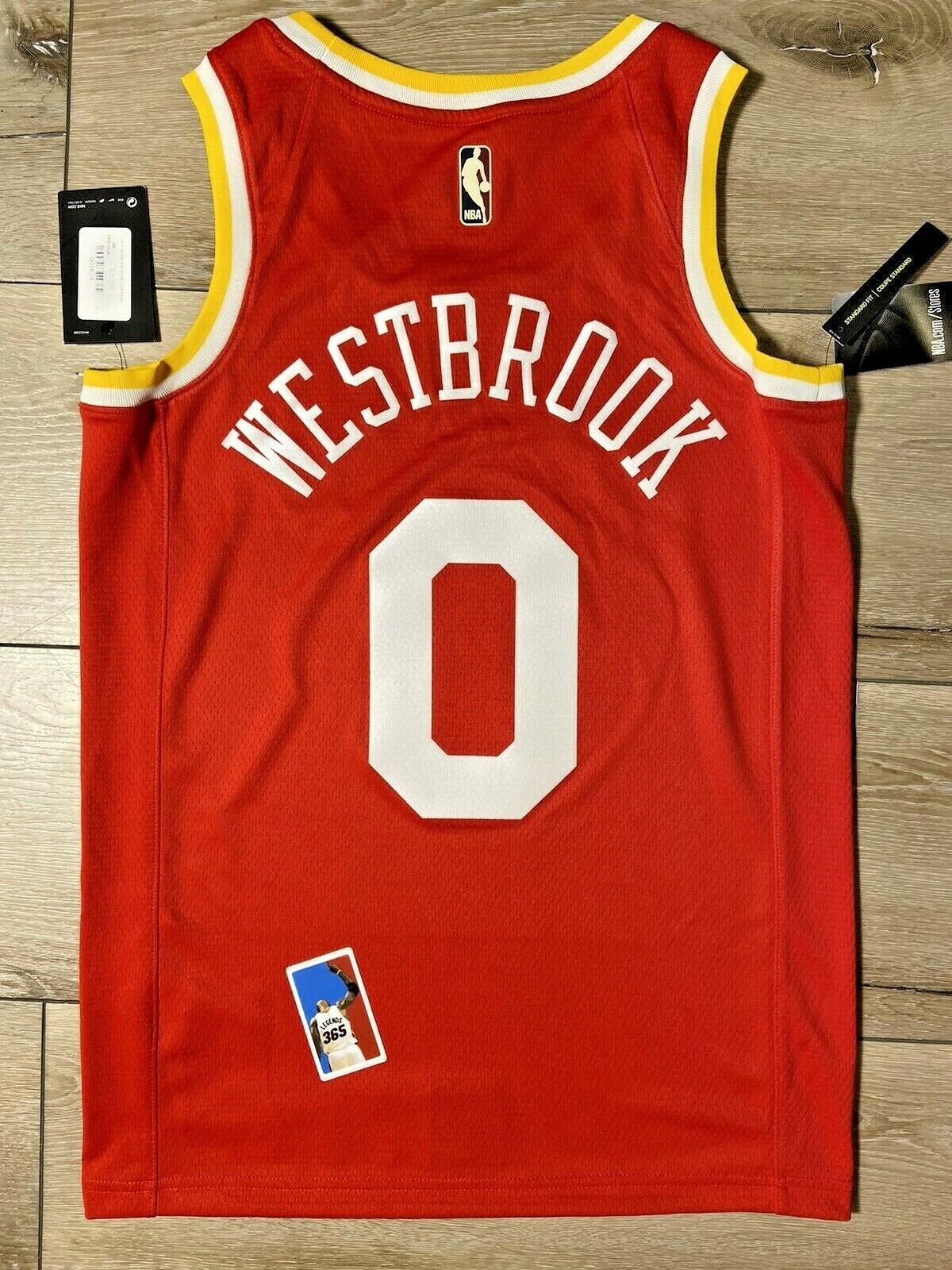 New NBA Houston Rockets Russell Westbrook White Fanatics #0 Jersey
