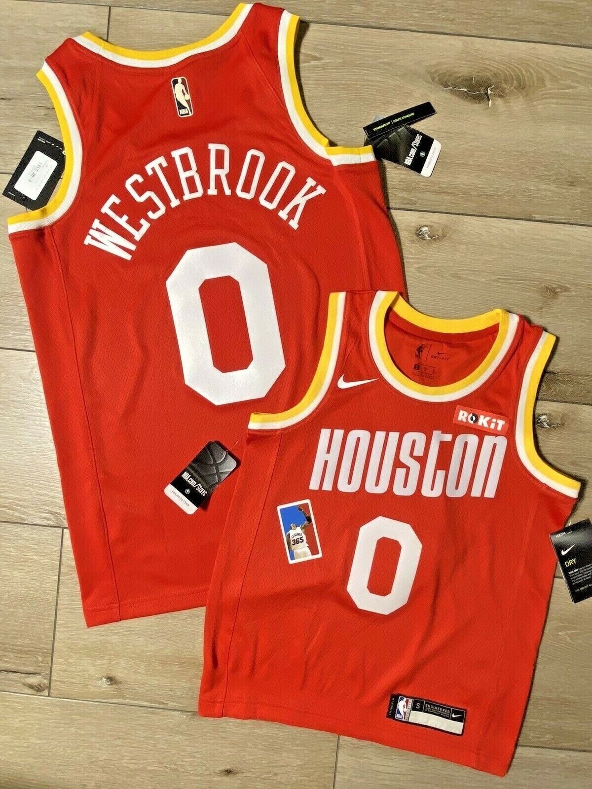 Nike, Shirts, Nike Nba Houston Rockets Russell Westbrook Jersey