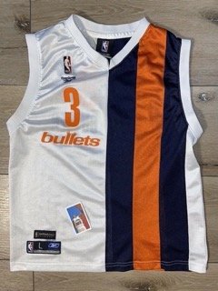 Caron Butler Washington Wizards Bullets Size Youth Large NBA HWC Jersey Boys