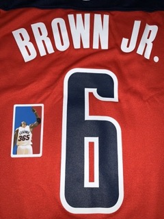 Troy Brown Jr. Washington Wizards Fanatics Jersey Mens Size M New Nike - image 3