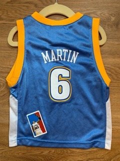 Kenyon Martin Reebok Denver Nuggets Toddler Jersey Blue melo Basketball Size 4T