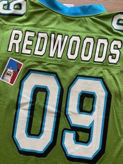 California Redwoods UFL United Football League Jersey Green Mens size L - image 3