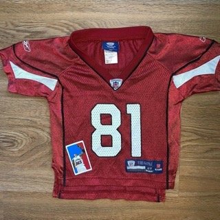 Anquan Boldin Arizona Cardinals Reebok Toddler NFL Football Red Jersey SIZE 2T